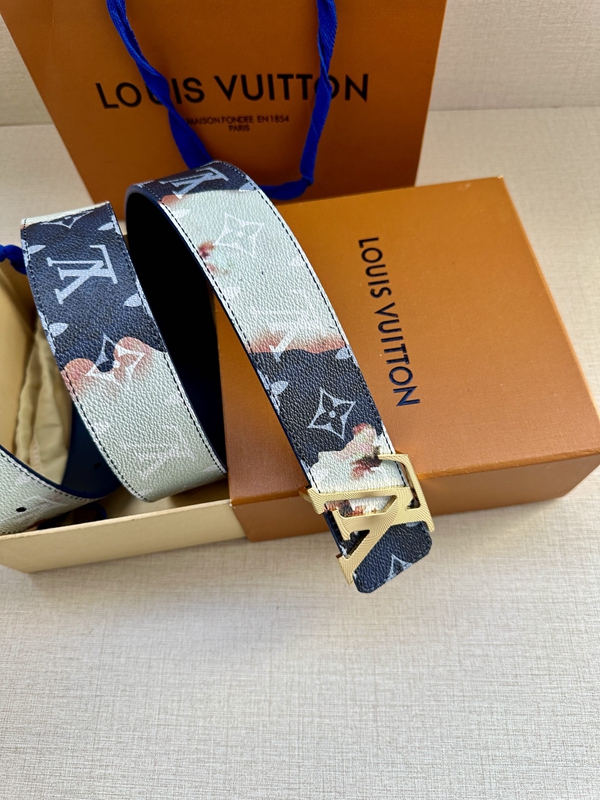 激安ルイヴィトンベルト素材ディテール